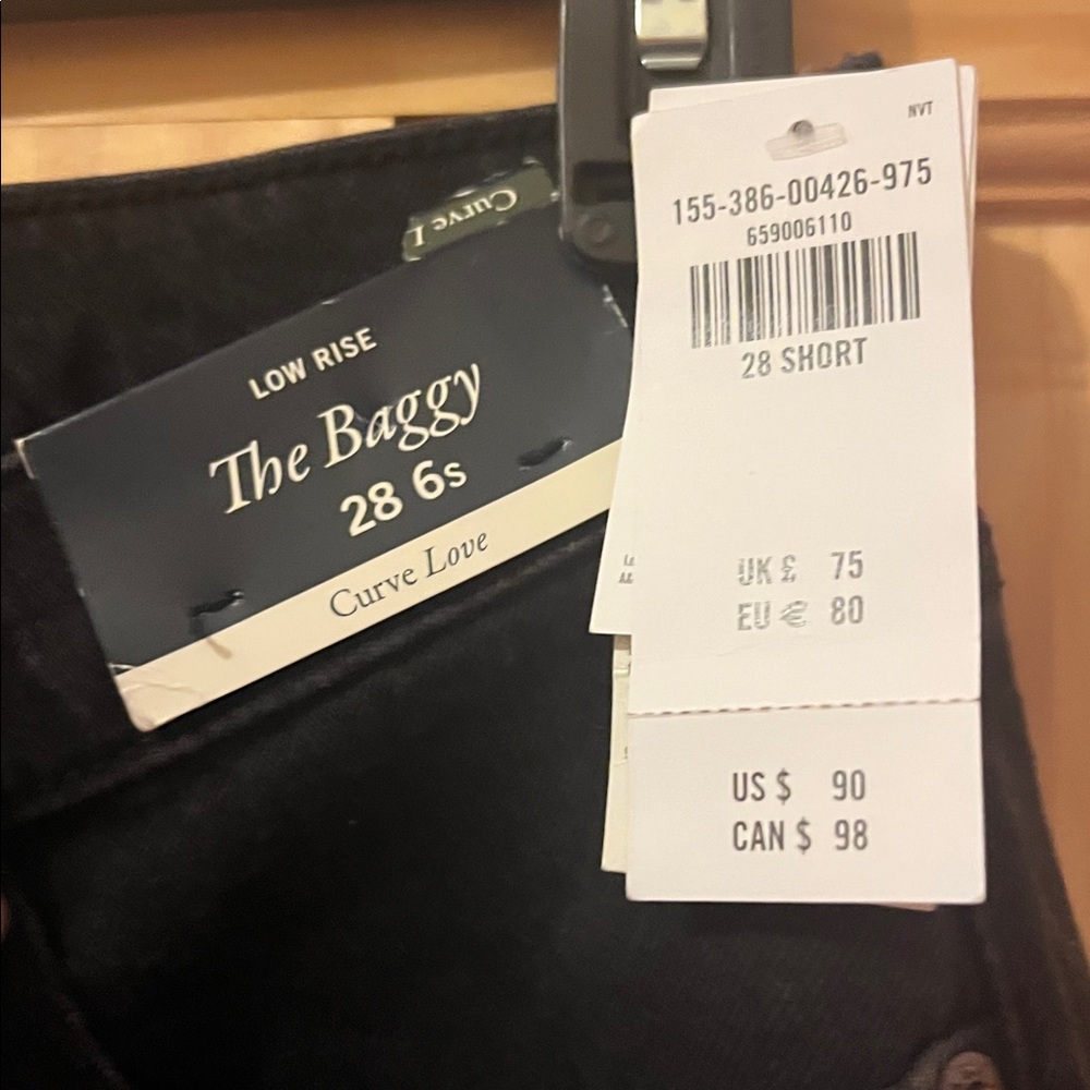 Abercrombie & Fitch Charcoal Low-Rise Jeans - Picture 3 of 3